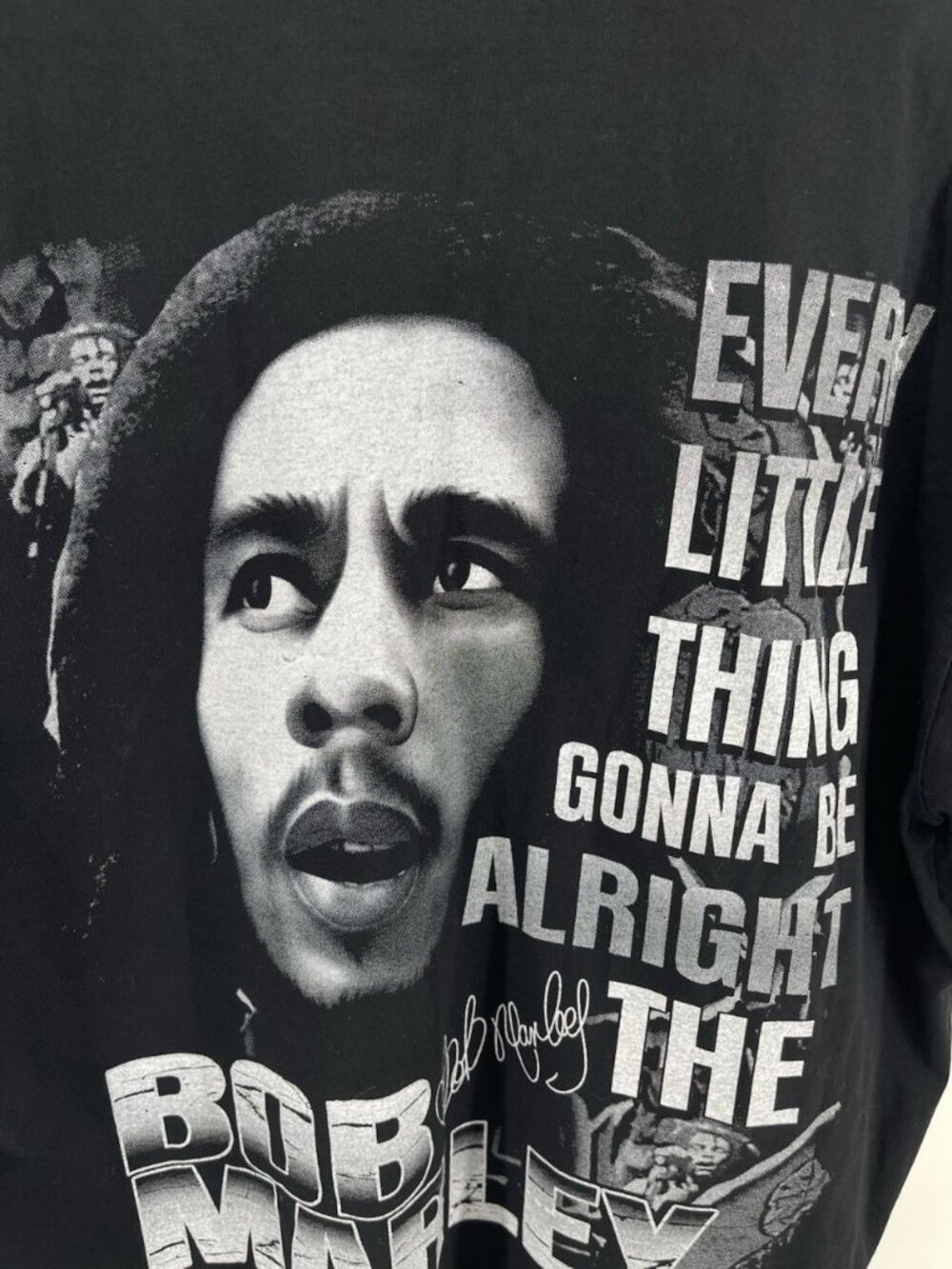 Bob Marley Raggae Shirt Double Sided Graphic 70 Rare XL Classic Jamaica Resort - Picture 6 of 12